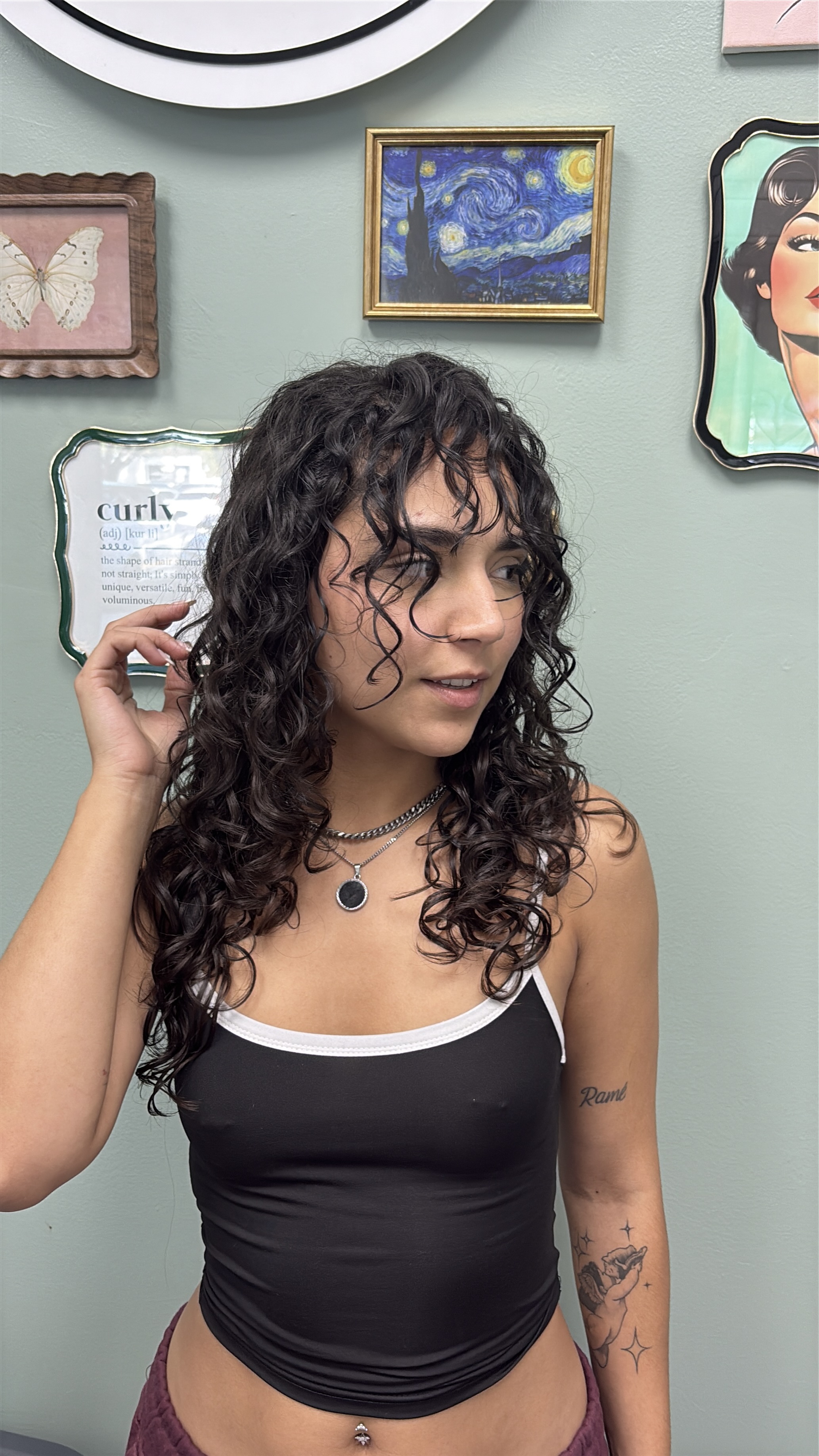 Curly Cuts result at Rock & Curls