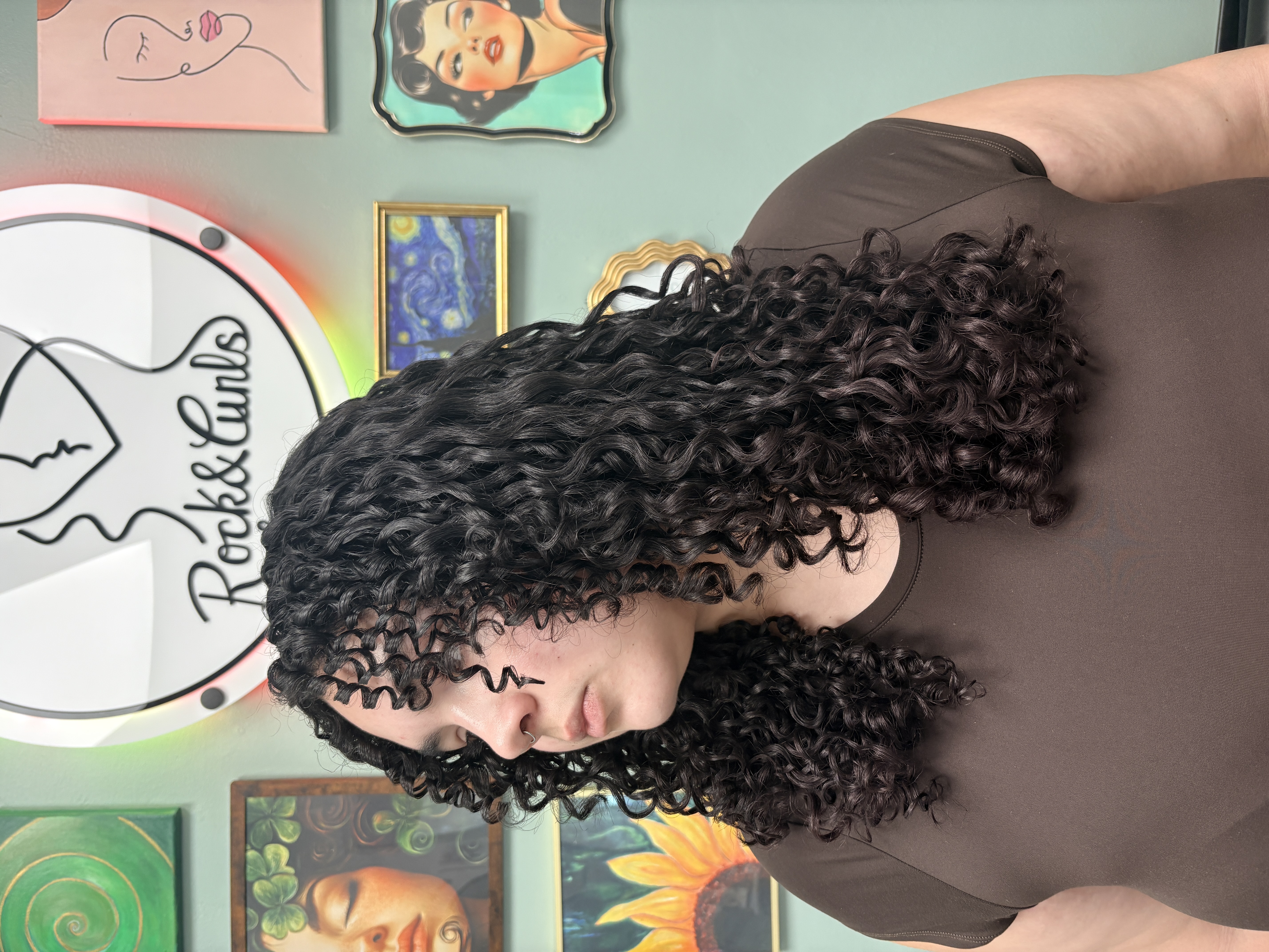 Curly Cuts result at Rock & Curls