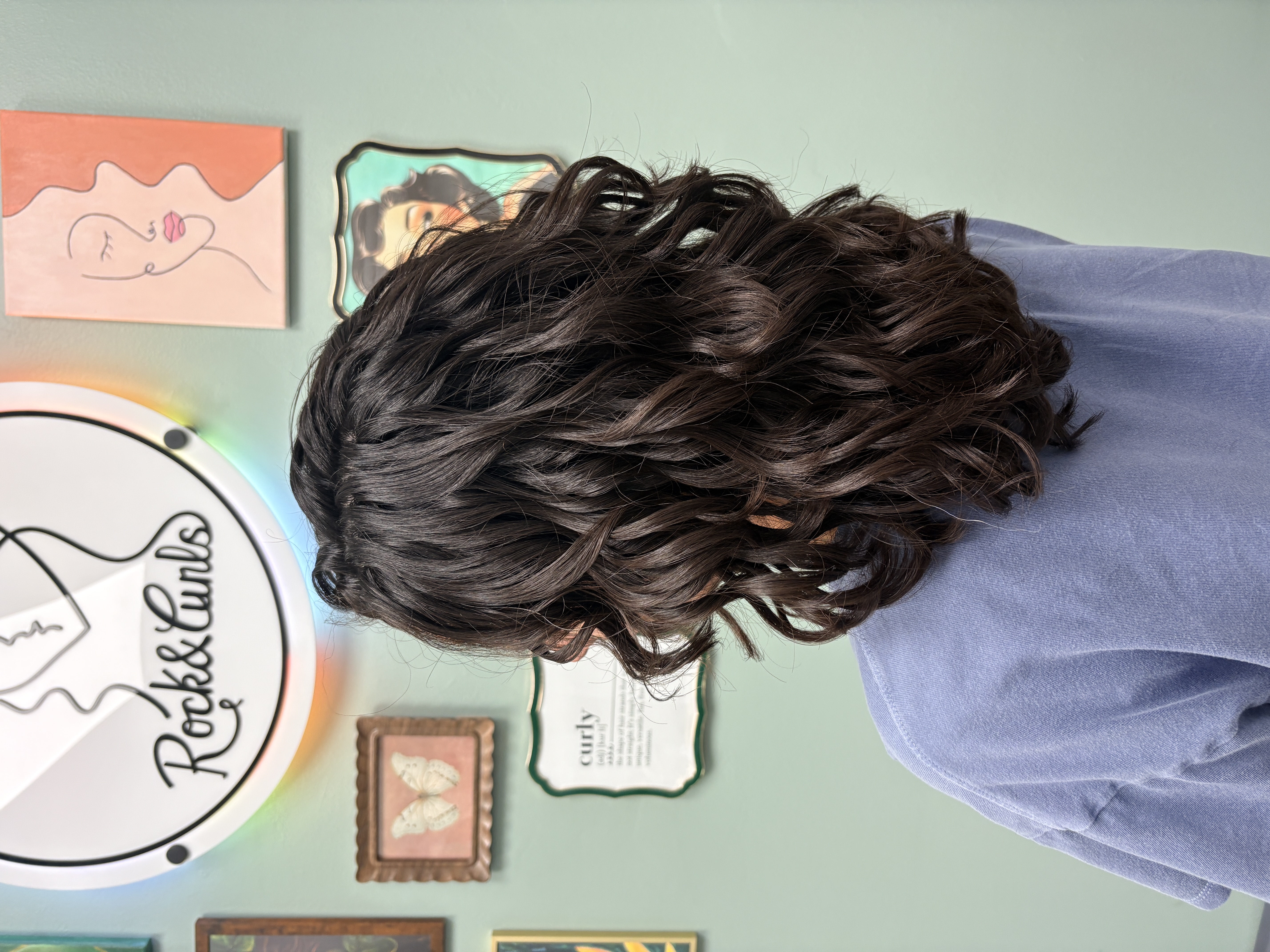 Curly Cuts result at Rock & Curls