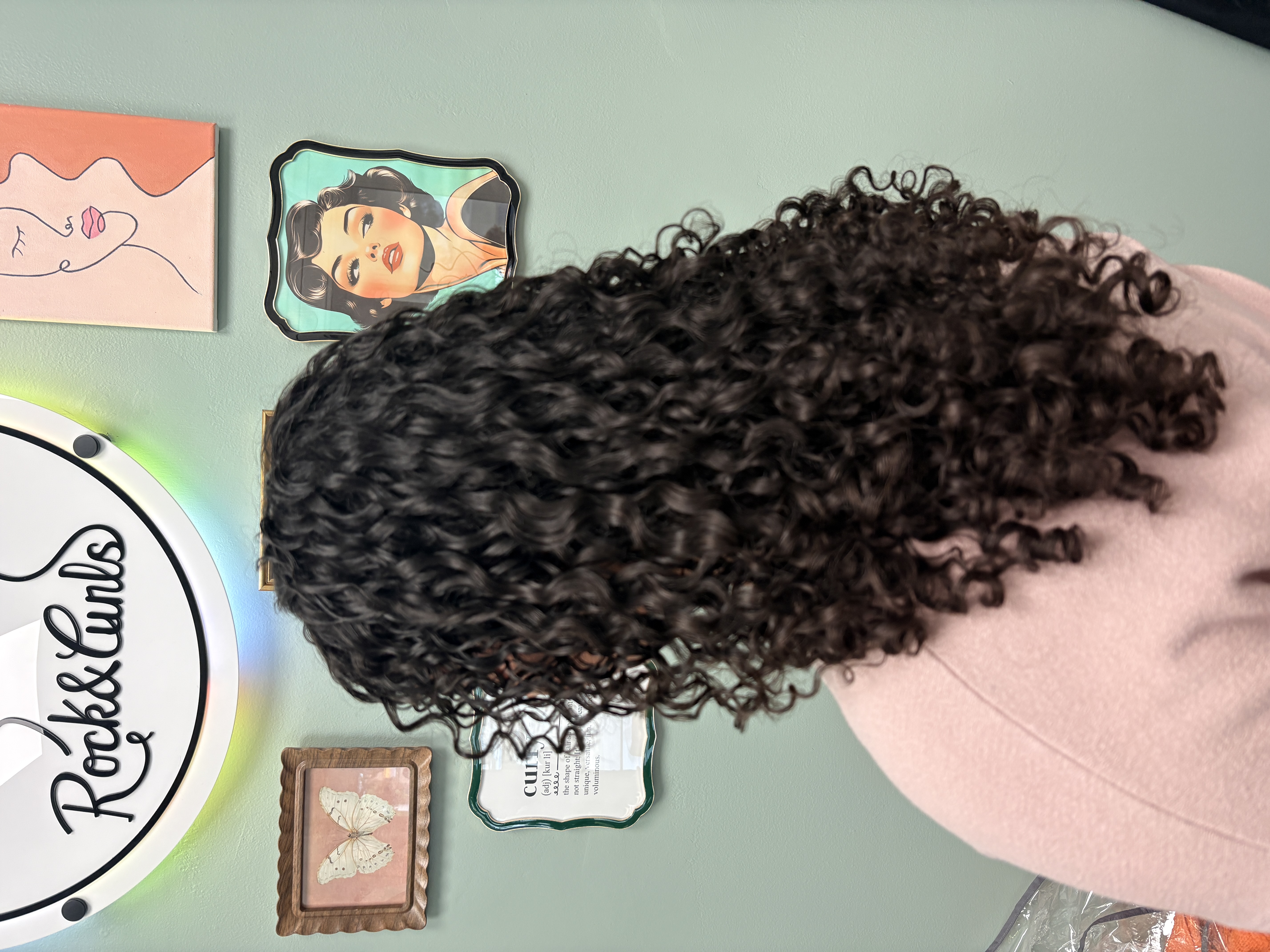 Curly Cuts result at Rock & Curls