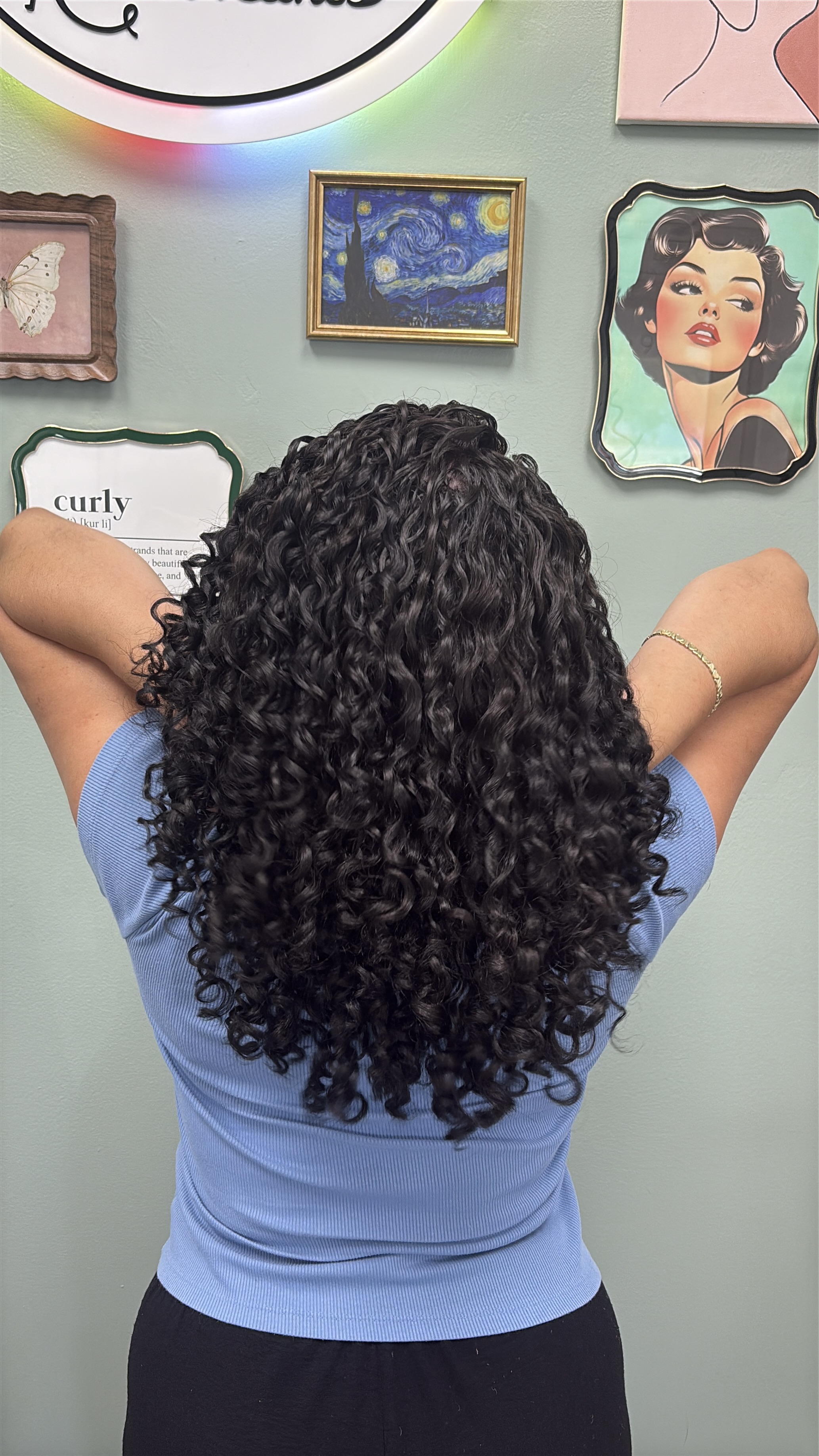 Curly Cuts result at Rock & Curls