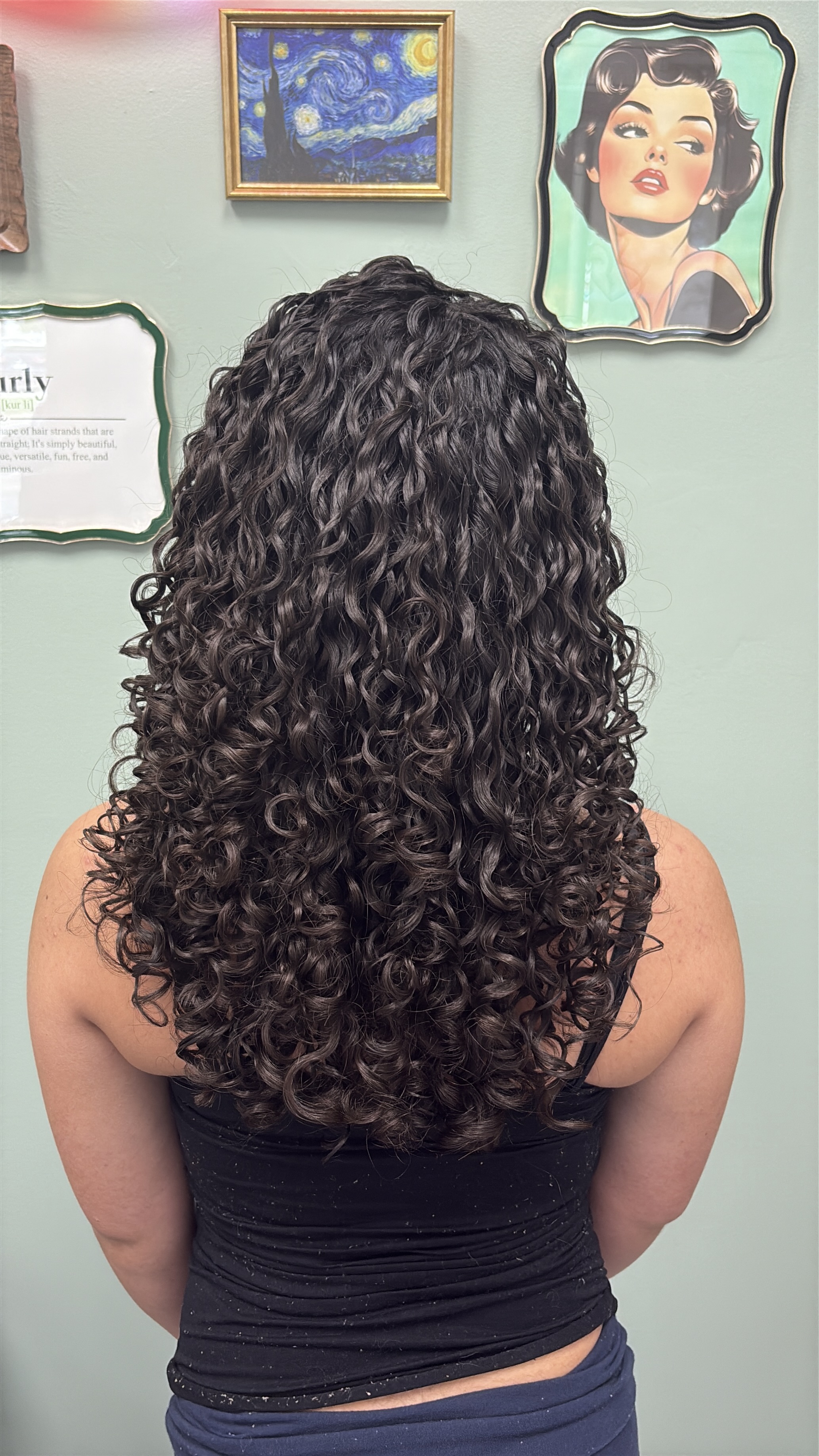 Curly Cuts result at Rock & Curls