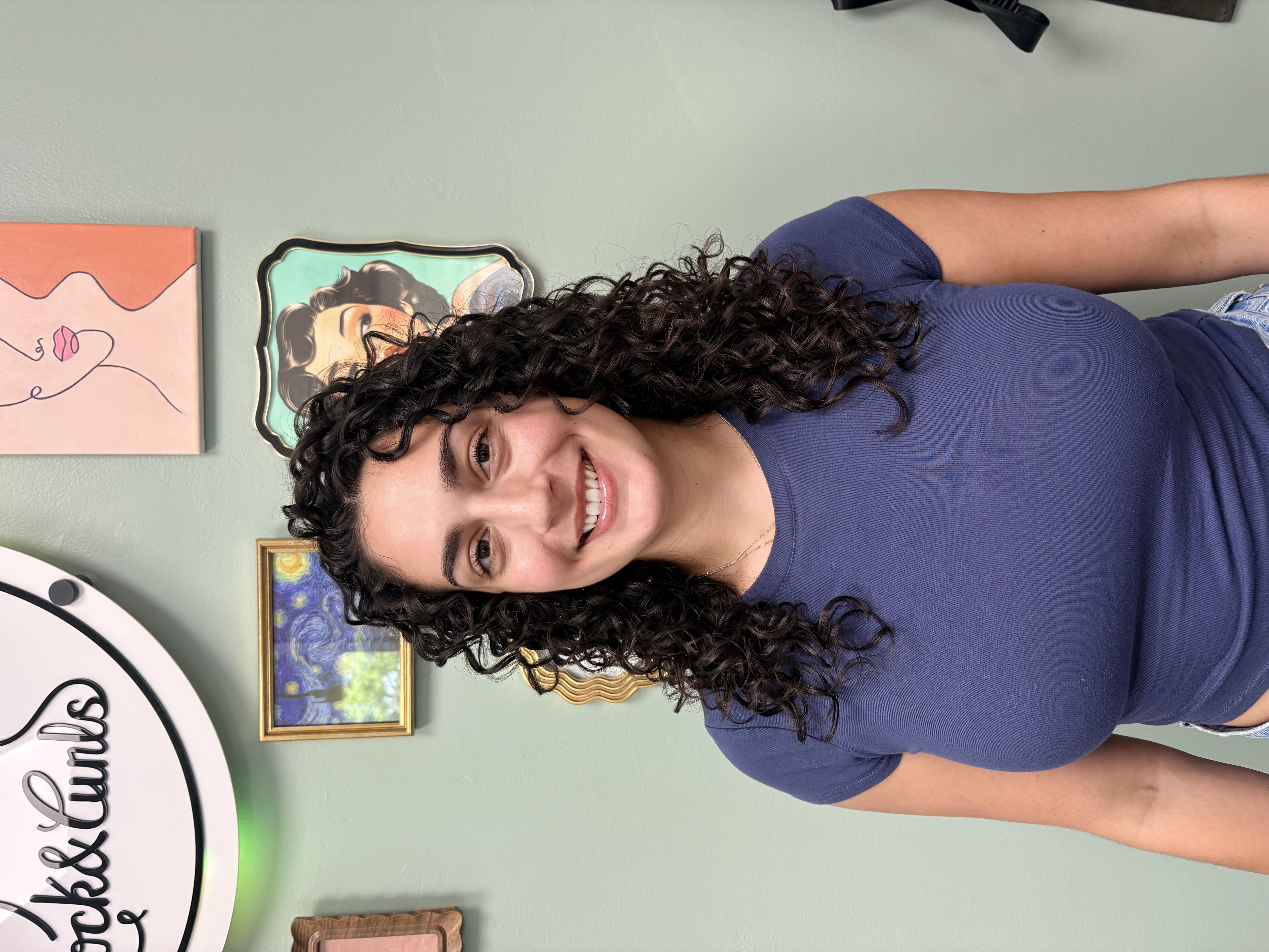 Curly Cuts result at Rock & Curls