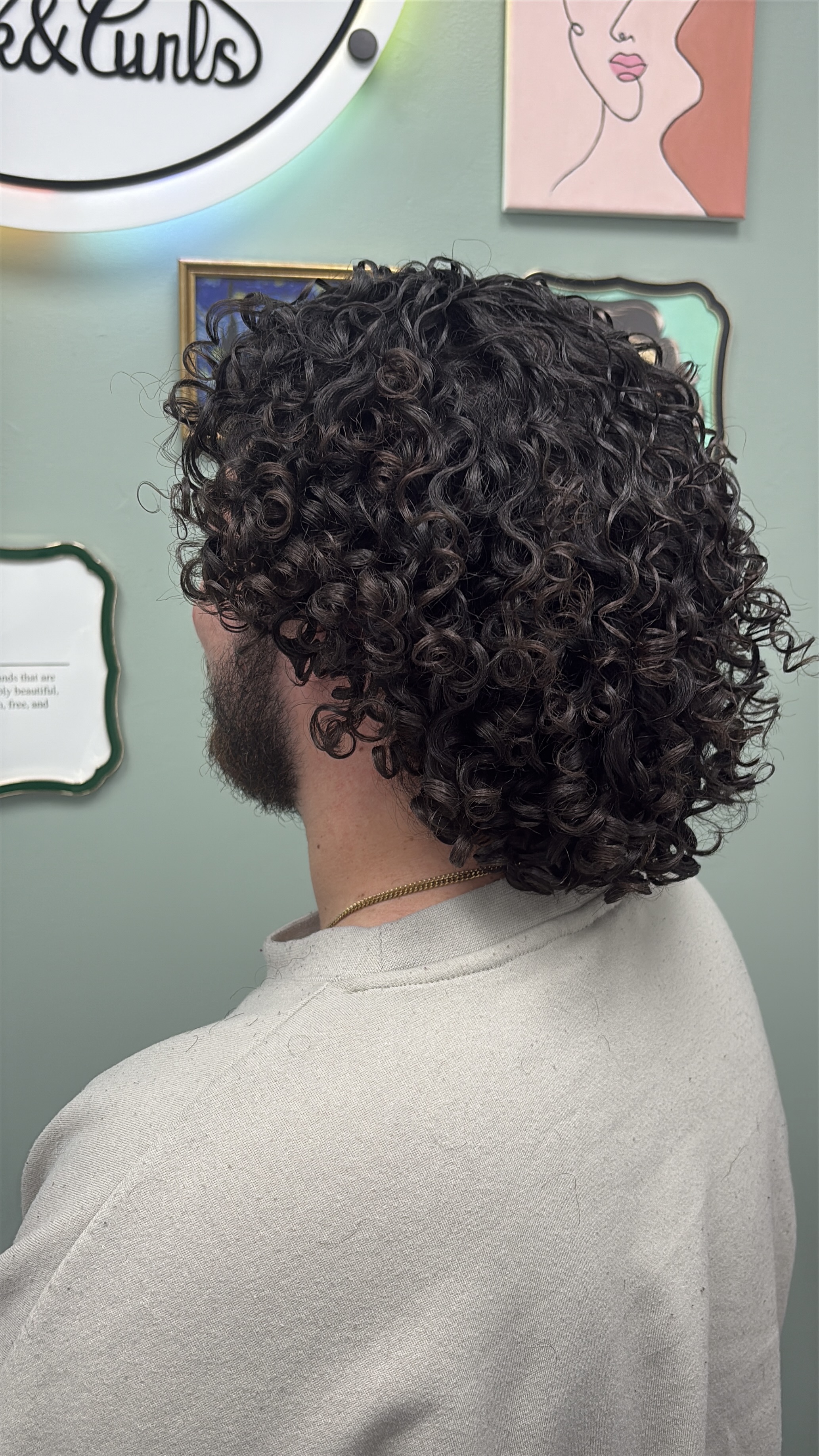 Curly Cuts result at Rock & Curls