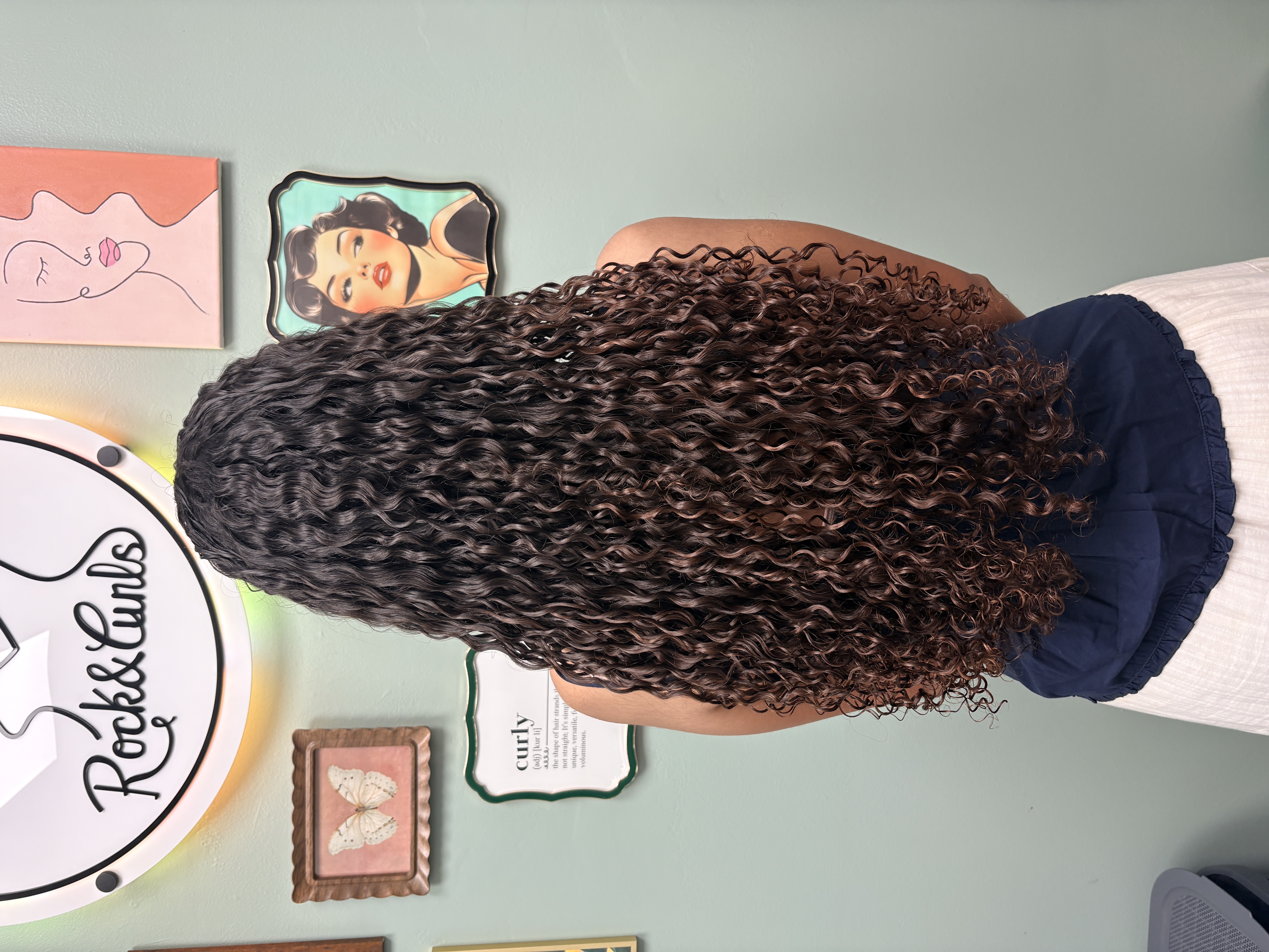 Curly Cuts result at Rock & Curls