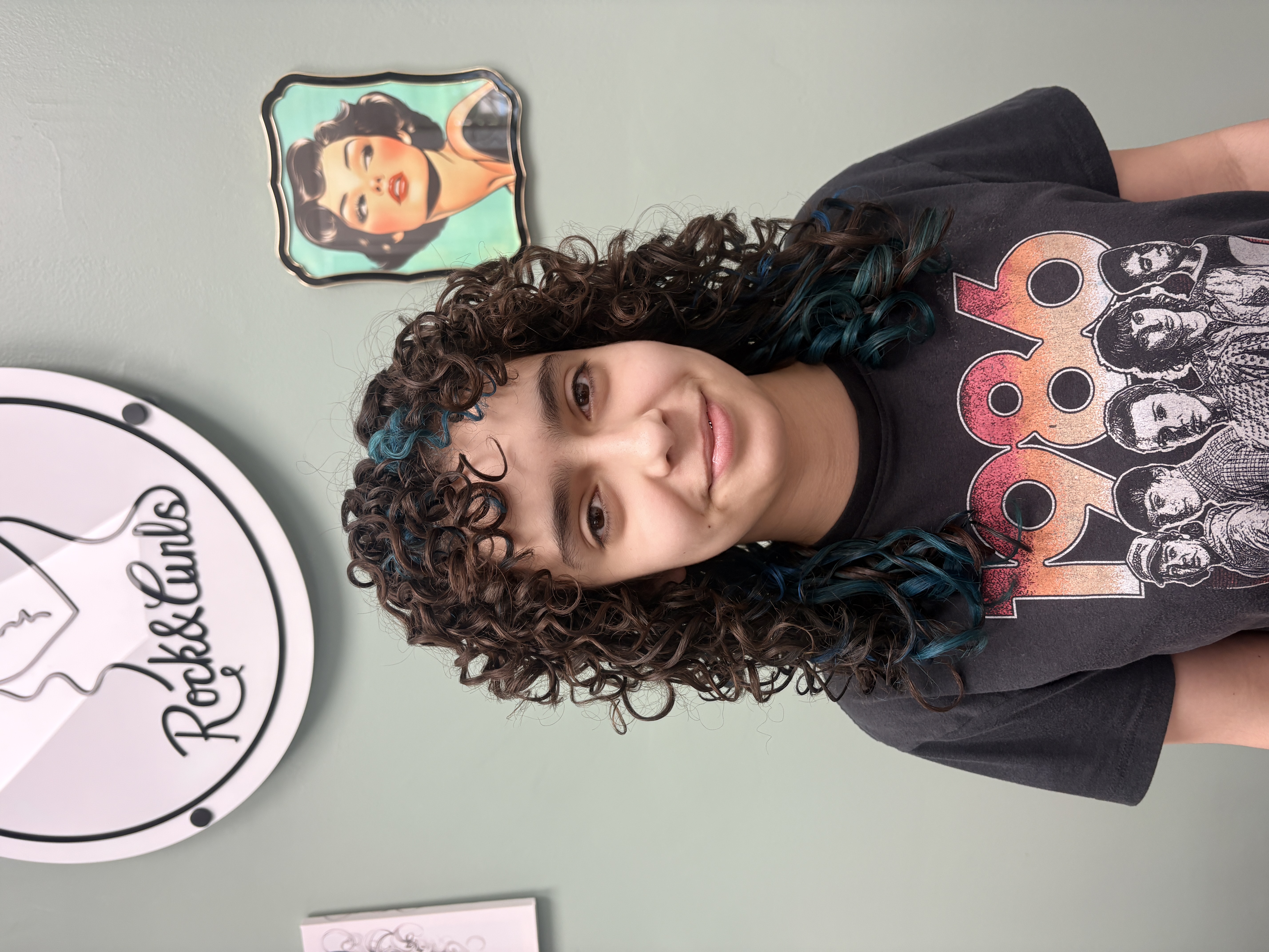 Curly Cuts result at Rock & Curls
